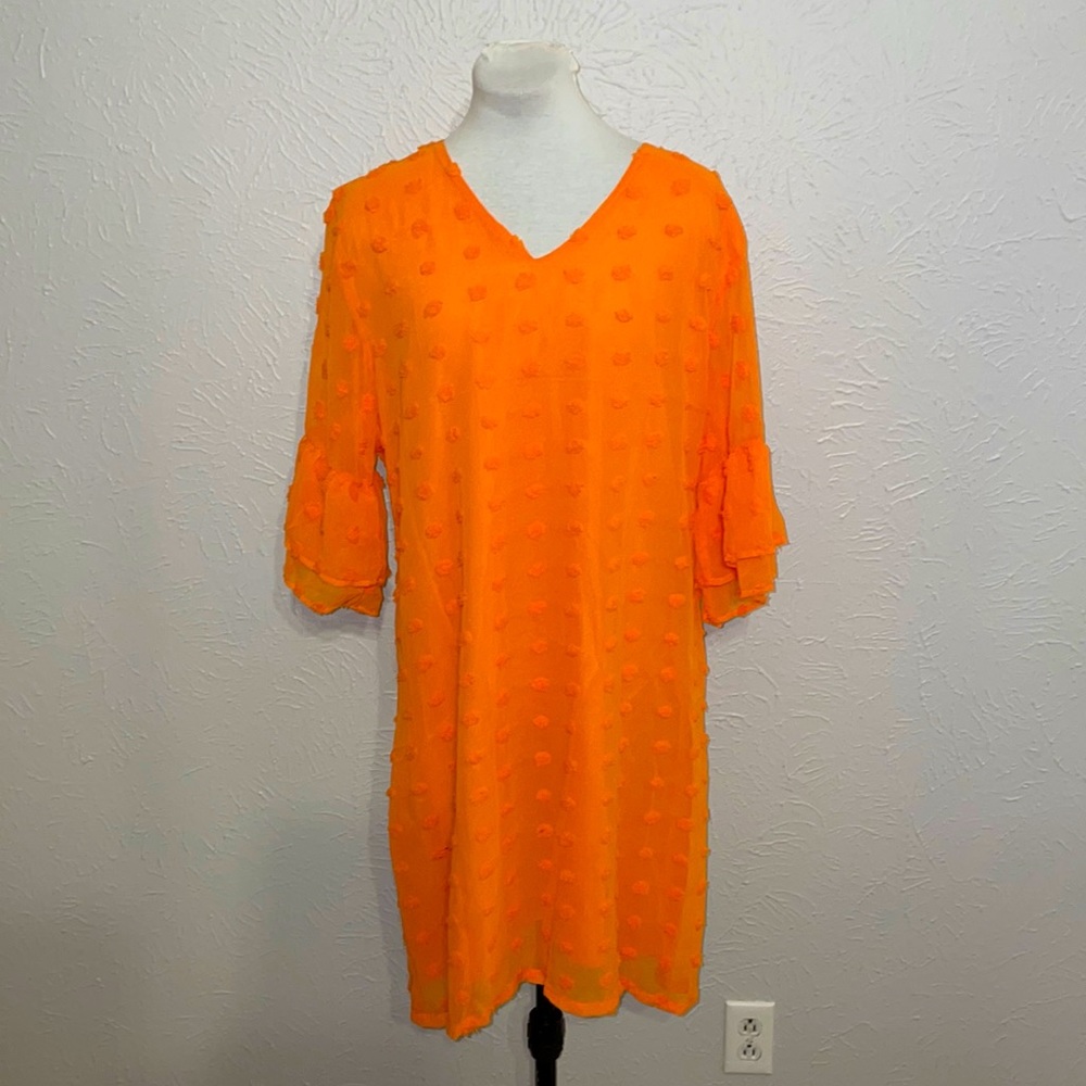 Belongsci Swiss Dot Swing Dress XL